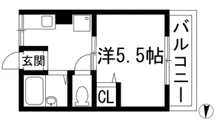 グレース鹿塩【2階】の間取り
