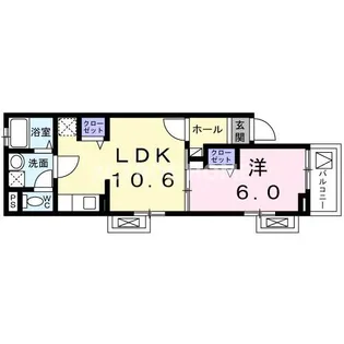 大阪府大阪市阿倍野区昭和町4【アパート】の間取り