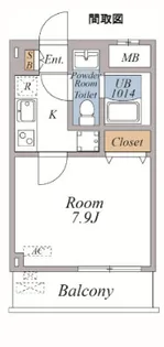 LOC S WADAMACHI【3階】の間取り
