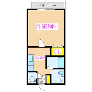 ライオネスIIA【2階】の間取り