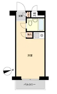 パレドール八王子【1階】の間取り