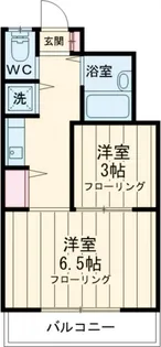 ジョイライフ桜上水【1階】の間取り