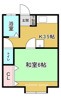 インマヌエルハウス8号館【1階】の間取り