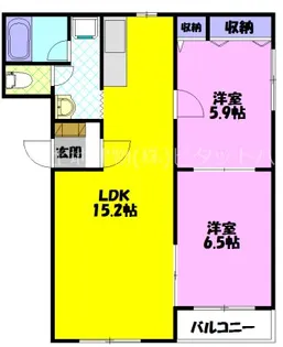 ミヤビタウン E【3階】の間取り