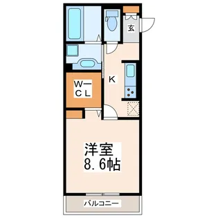 セレブ琴平【1階】の間取り