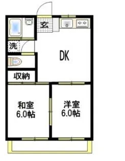 針ビル【3階】の間取り
