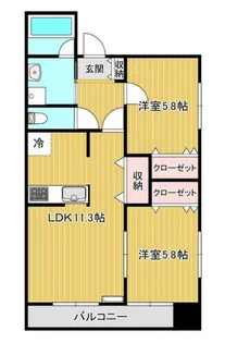 メゾン・シャリテ【3階】の間取り
