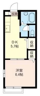 ラ・グラシューズ【1階】の間取り