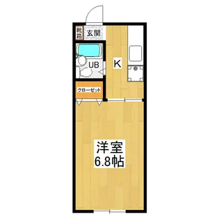 茨城県つくば市要【アパート】の間取り