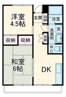 マンション市兵衛【4階】の間取り