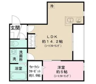 フィカーサ和泉【3階】の間取り