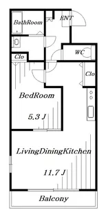 Emigrant【5階】の間取り