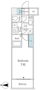 Daiwa Terrace 日本橋【2階】の間取り