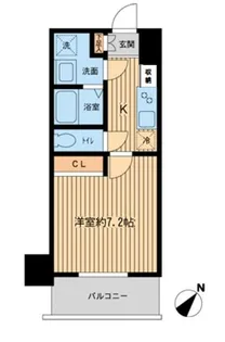 東京都町田市原町田2【マンション】の間取り