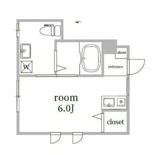東京都世田谷区北沢4【アパート】の間取り