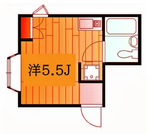 キャッスル旭ヶ丘A棟【2階】の間取り