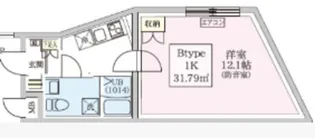 スカイラシクラス小岩【2階】の間取り