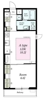 千葉県市川市田尻2【マンション】の間取り