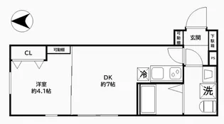 CREAL住吉(クリアル住吉)【5階】の間取り
