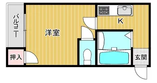 フリーディオ春日町【3階】の間取り