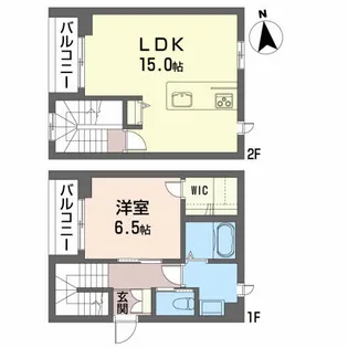 グランメゾン アムール錦町【2階】の間取り