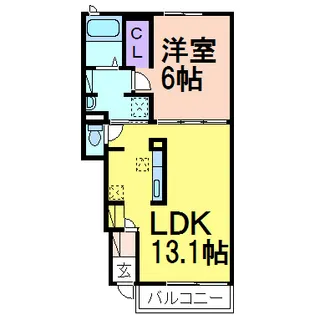 グリーンガーデンV【1階】の間取り