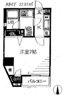 ベルファース新富町【3階】の間取り