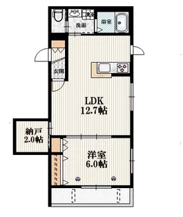 クレストSK【2階】の間取り