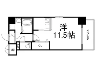 エスリード福島リバーフロント【4階】の間取り