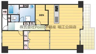 大阪府大阪市鶴見区鶴見3【マンション】の間取り
