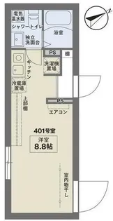 COCOFLAT田端II【4階】の間取り