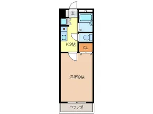 マンションハルカ【3階】の間取り