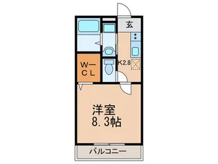グリーンヴィル八雲B【1階】の間取り