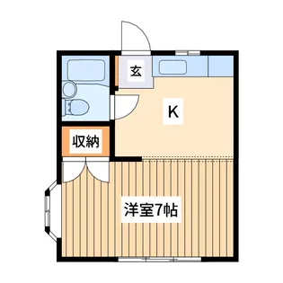 コーポルルブ【2階】の間取り