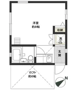 神奈川県横浜市港北区新羽町【アパート】の間取り