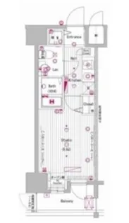 東京都品川区南大井3【マンション】の間取り