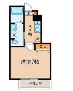 シャングリラ【1階】の間取り