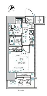 スパシエウインド横浜【9階】の間取り