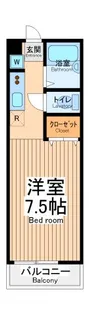 ハイツ空眠【1階】の間取り
