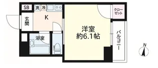 プリンセスコート東麻布【4階】の間取り