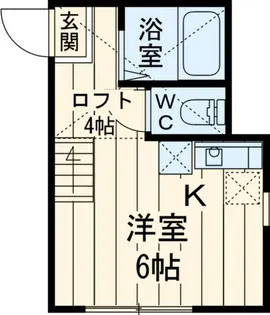 ユナイト田浦フォルタレーザ【2階】の間取り