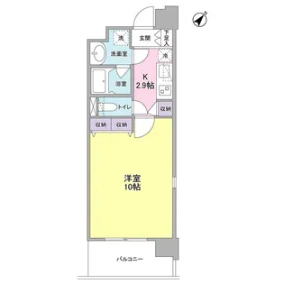 プロスペクト東雲橋【2階】の間取り