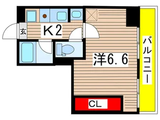 プレステ-ジ千葉【8階】の間取り