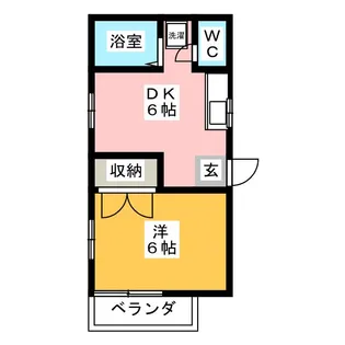 フレグランス長谷川【2階】の間取り