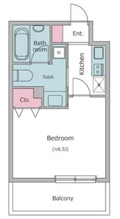 レジディア新川【3階】の間取り