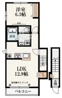 ボナヴィータ成城【2階】の間取り