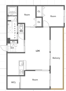 アルテマイスター堀川【3階】の間取り