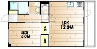 清幸マンション幸町【4階】の間取り