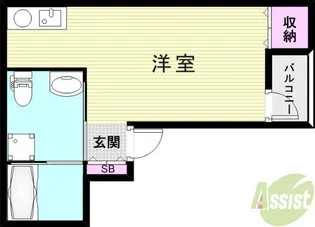 レクラ【3階】の間取り