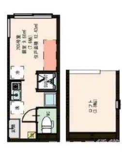 アルモニー千川【2階】の間取り